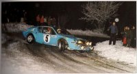 Alpine Renault A 310 n. 5 Rally Monte Carlo 1975
